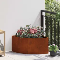 Practical Corner Planter with Modern Aesthetic