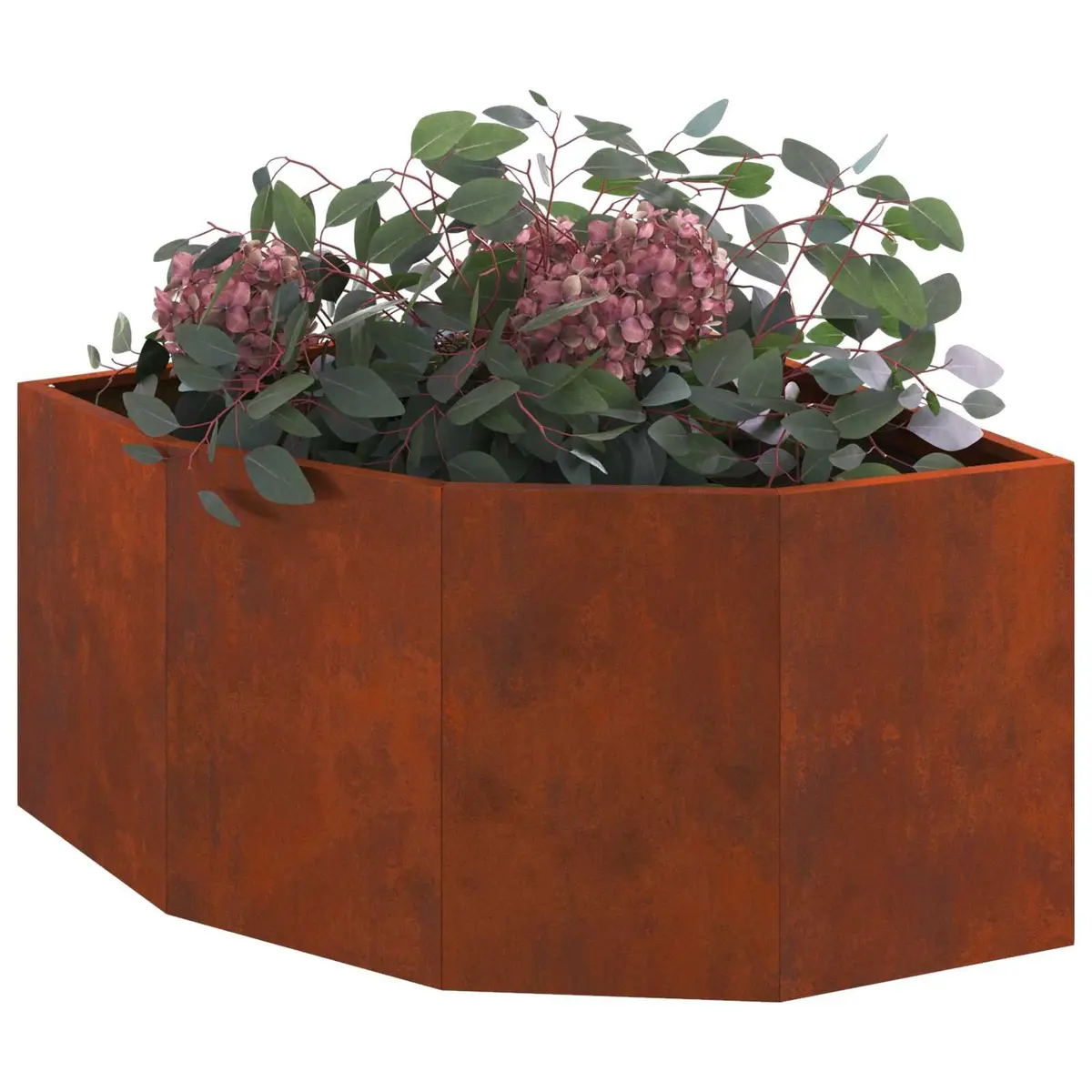 Corner Planter with Modern Aesthetic