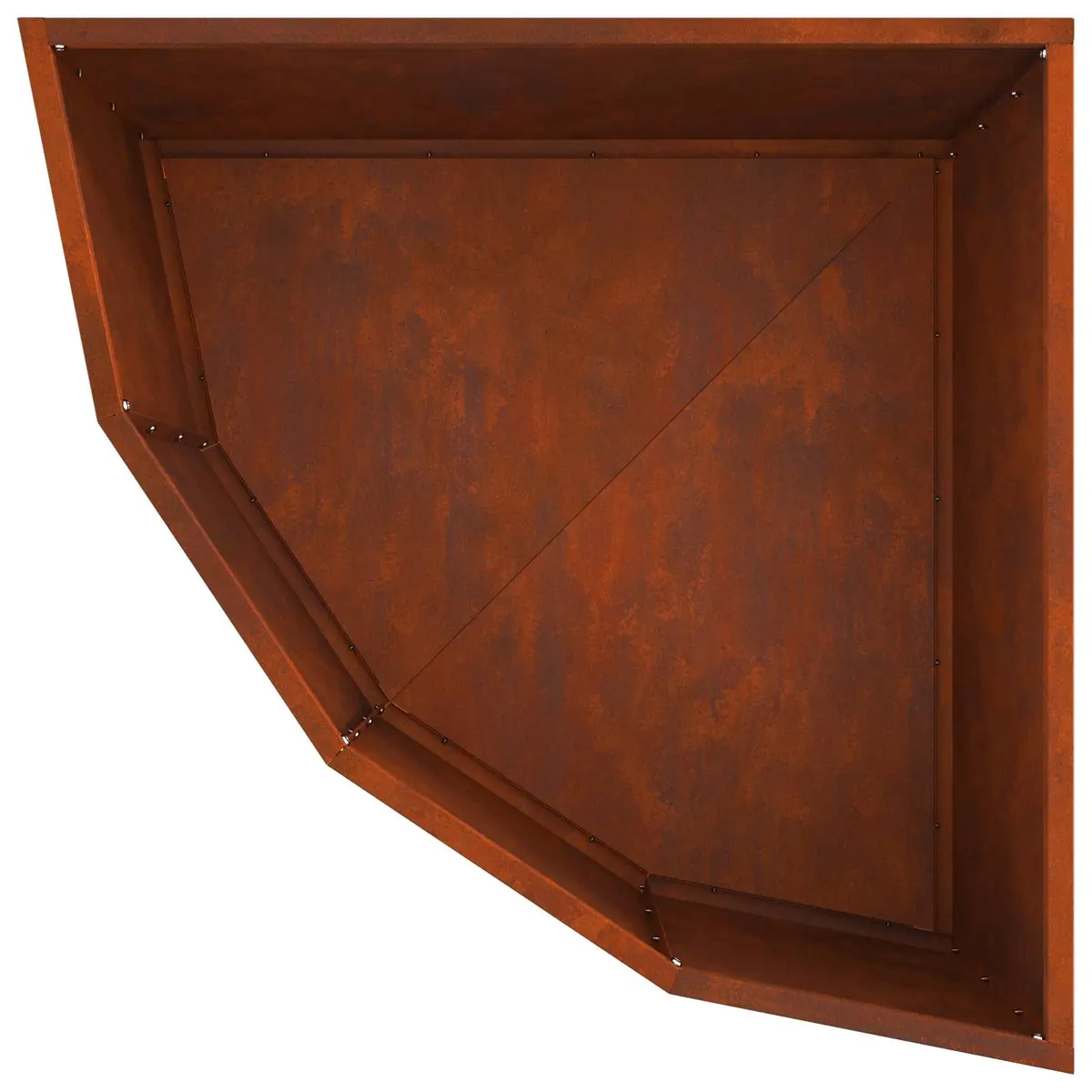 Corner Planter with Modern Aesthetic