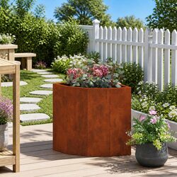 Practical Corner Planter with Modern Style