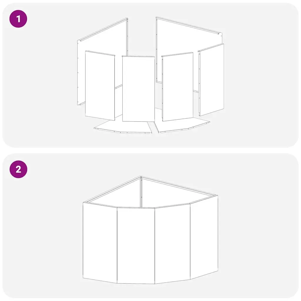 Corner Planter Outdoor Steel 60x60x50cm Brown