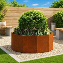 Reliable Round Steel Planter for Your Garden Needs