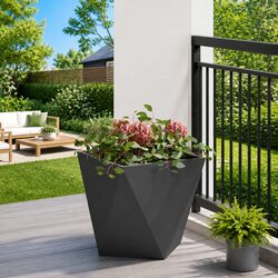 Reliable Black Steel Planter Box for Your Outdoor Spaces