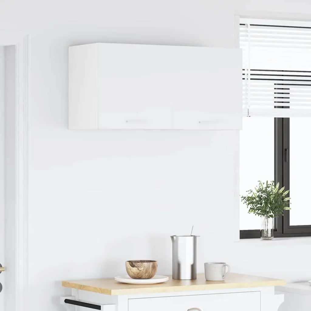 Hanging Kitchen Cabinet Storage Cupboard Engineered Wood 40x31x40cm White