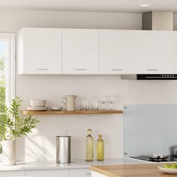 Reliable White Hanging Kitchen Storage Cabinet 80x31x40cm