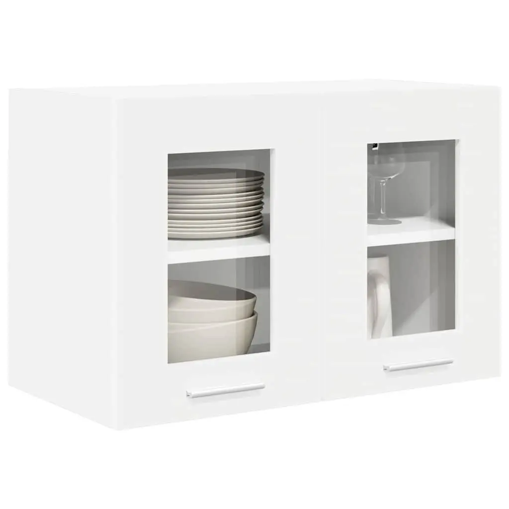 Hanging Kitchen Cabinet Modern Storage 60x31x40cm White 2 Piece