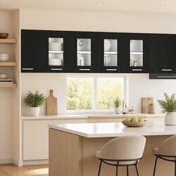 Reliable Black Oak Kitchen Cabinet That Offers Great Value