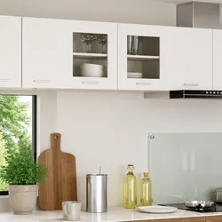 Practical White Hanging Kitchen Storage Solution 80 x 31 x 40 cm