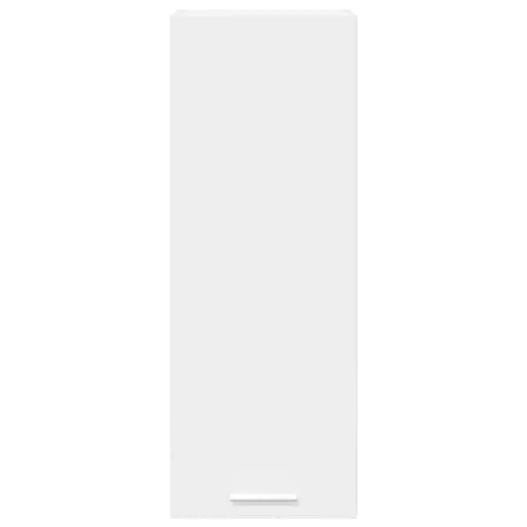Hanging Kitchen Cabinet with Door White Storage Furniture 30 x 31 x 80 cm
