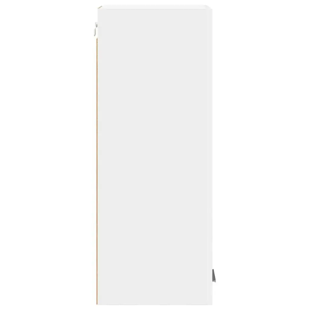 Hanging Kitchen Cabinet with Door White Storage Furniture 30 x 31 x 80 cm