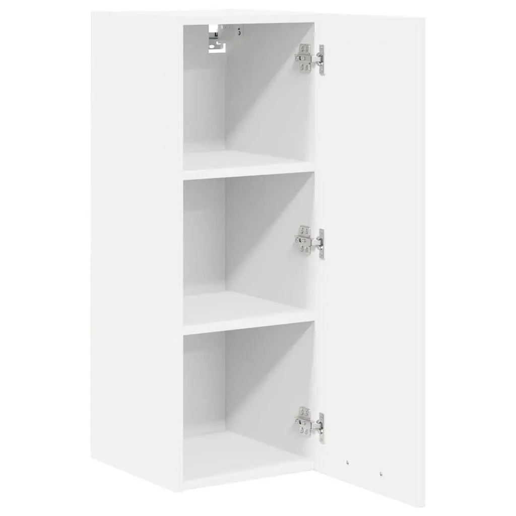 Hanging Cabinet Kitchen Storage 30 x 31 x 80 cm White Engineered Wood 2 pcs