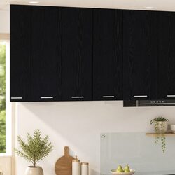 Value and Function in Black Oak and White Cabinets