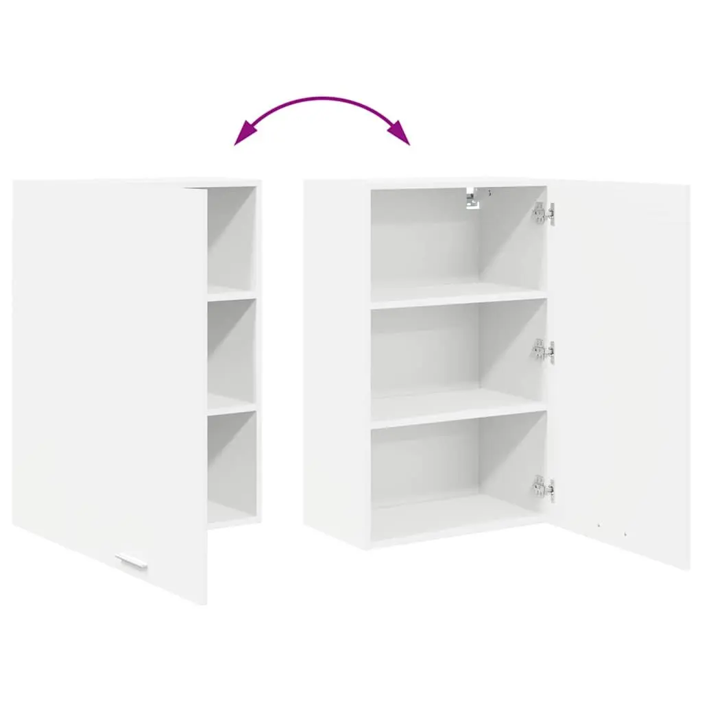 Hanging Kitchen Cabinet with Door in White