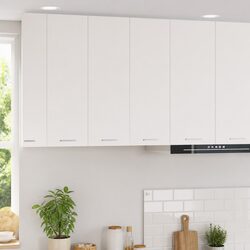 Reliable White Hanging Kitchen Cabinet for Daily Use