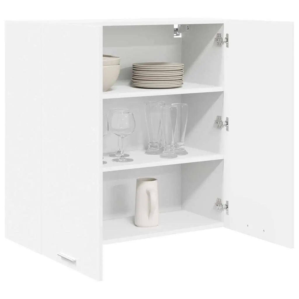 Hanging Kitchen Cabinet Storage Engineered Wood 80x31x80cm White