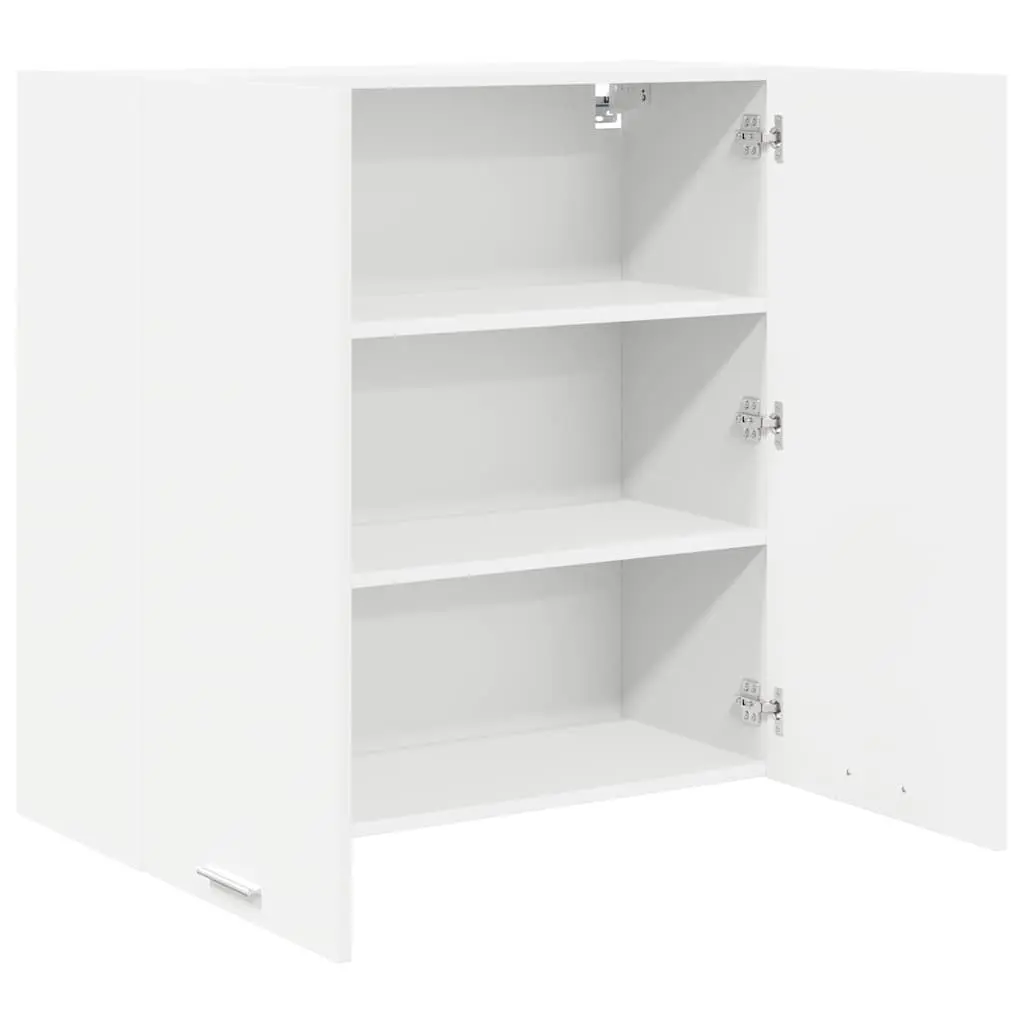 Hanging Kitchen Cabinet Storage Engineered Wood 80x31x80cm White