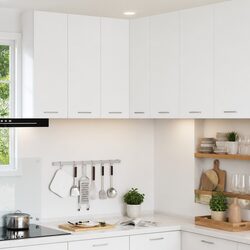 Reliable White Kitchen Hanging Cabinet for Essential Storage
