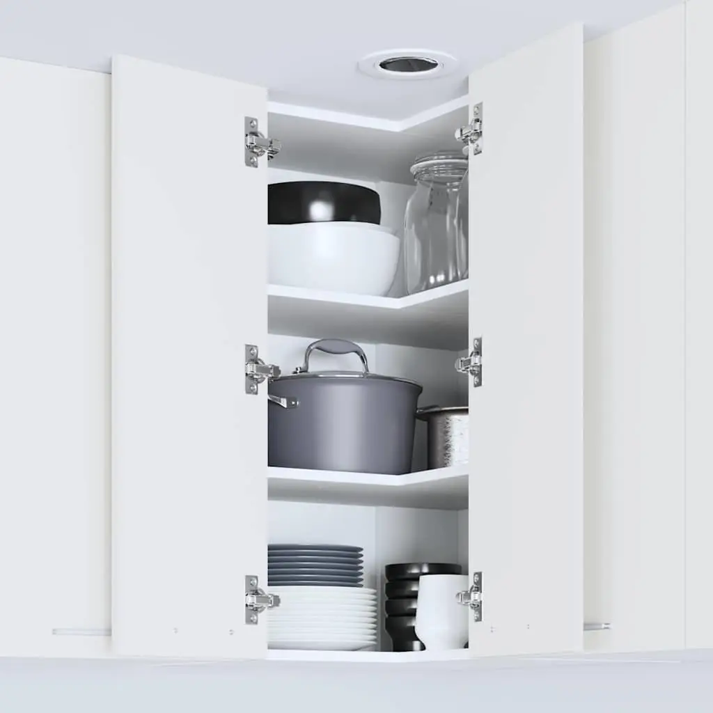 White Kitchen Hanging Cabinet for Essential Storage