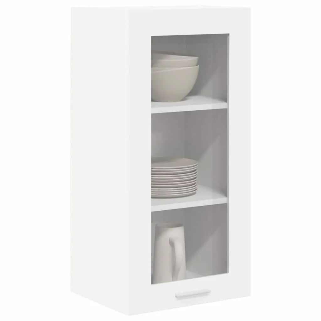 Hanging Kitchen Cabinet Storage Organizer 40 x 31 x 80 cm White