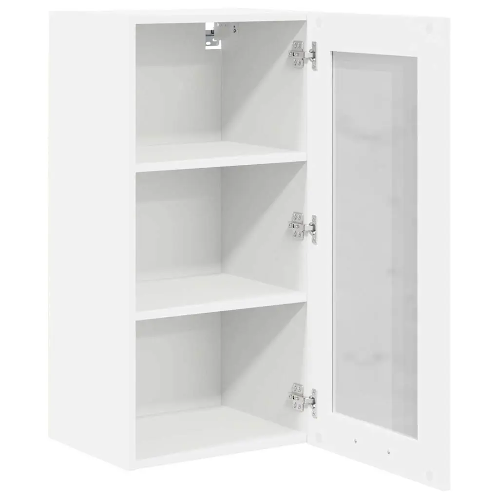 Hanging Kitchen Cabinet Storage Organizer 40 x 31 x 80 cm White