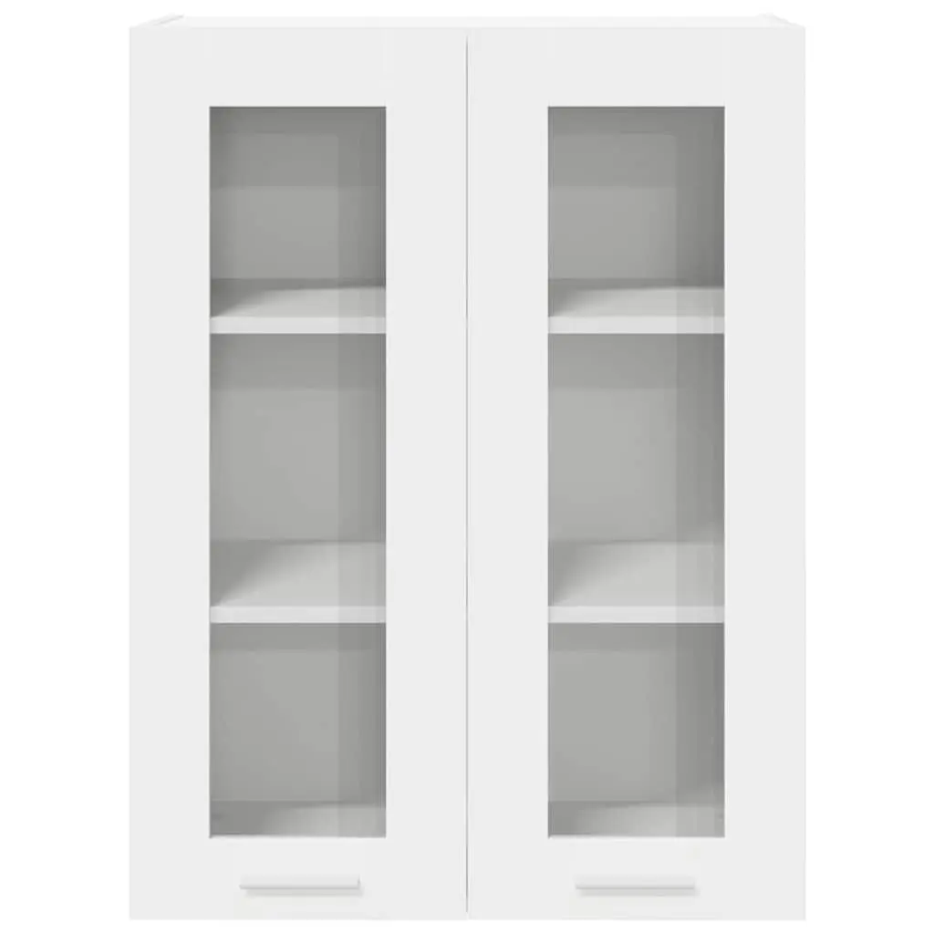 Hanging Kitchen Cabinet with Door Storage 60 x 31 x 80 cm White Engineered Wood