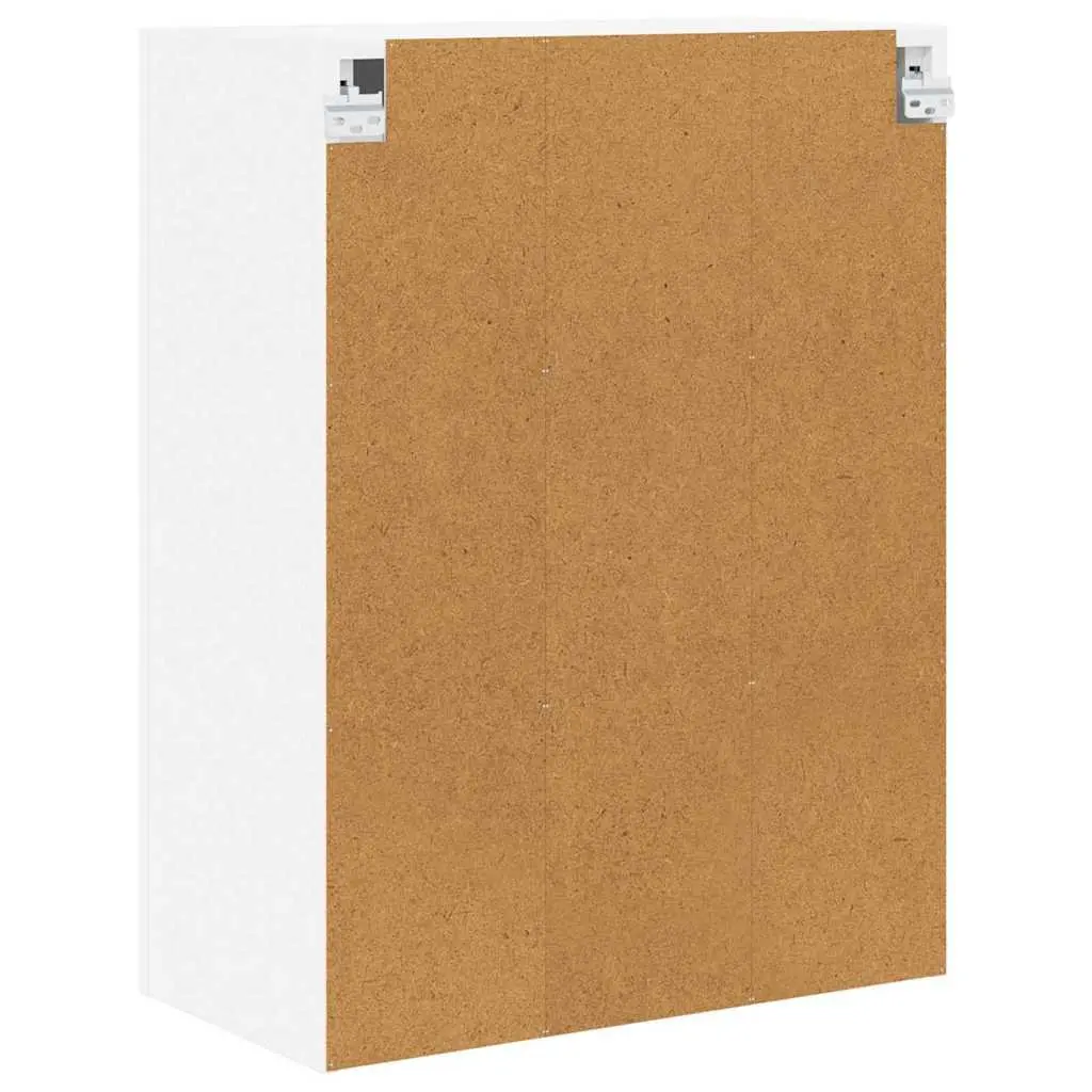 Hanging Kitchen Cabinet with Door Storage 60 x 31 x 80 cm White Engineered Wood