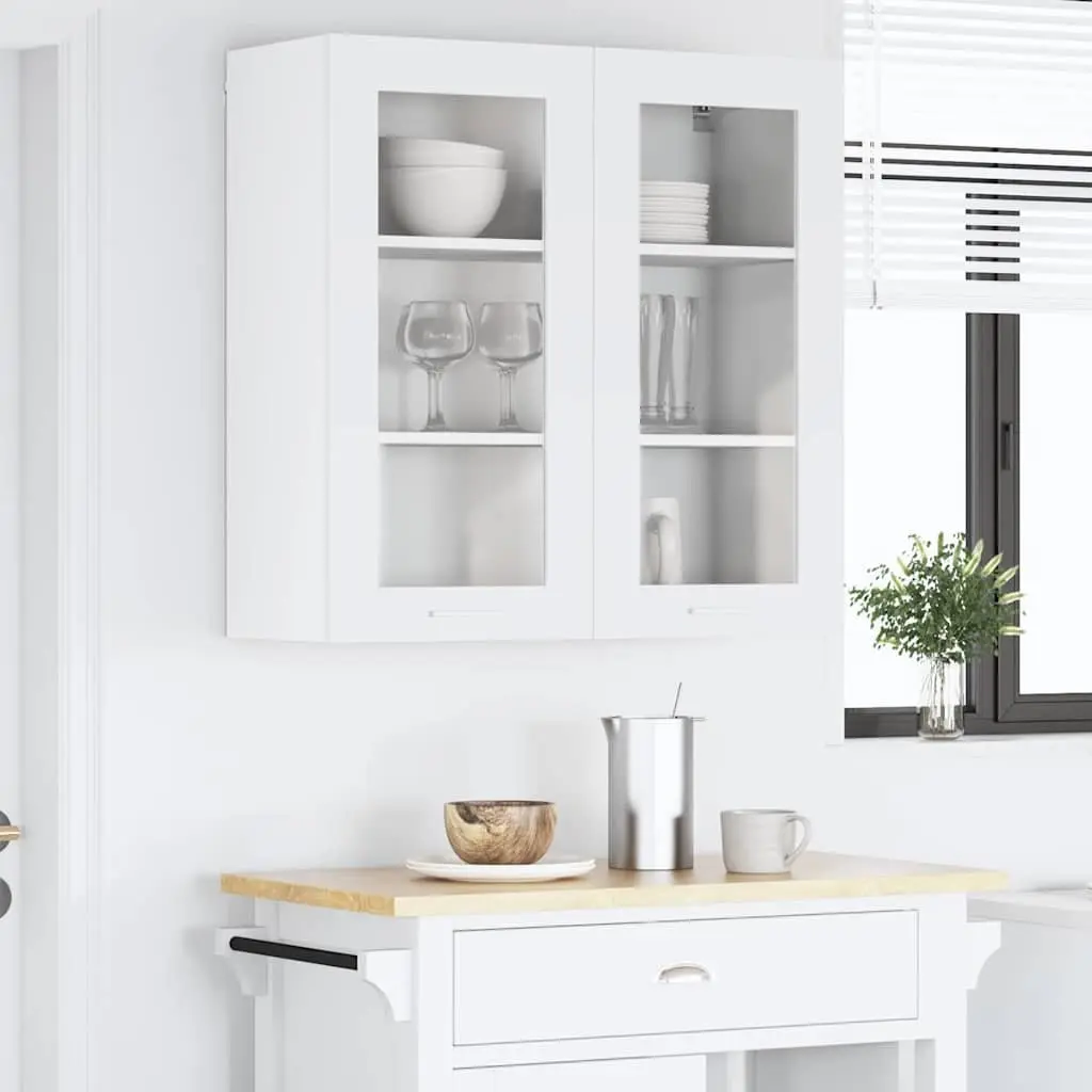 White Hanging Cabinet for Kitchen Storage