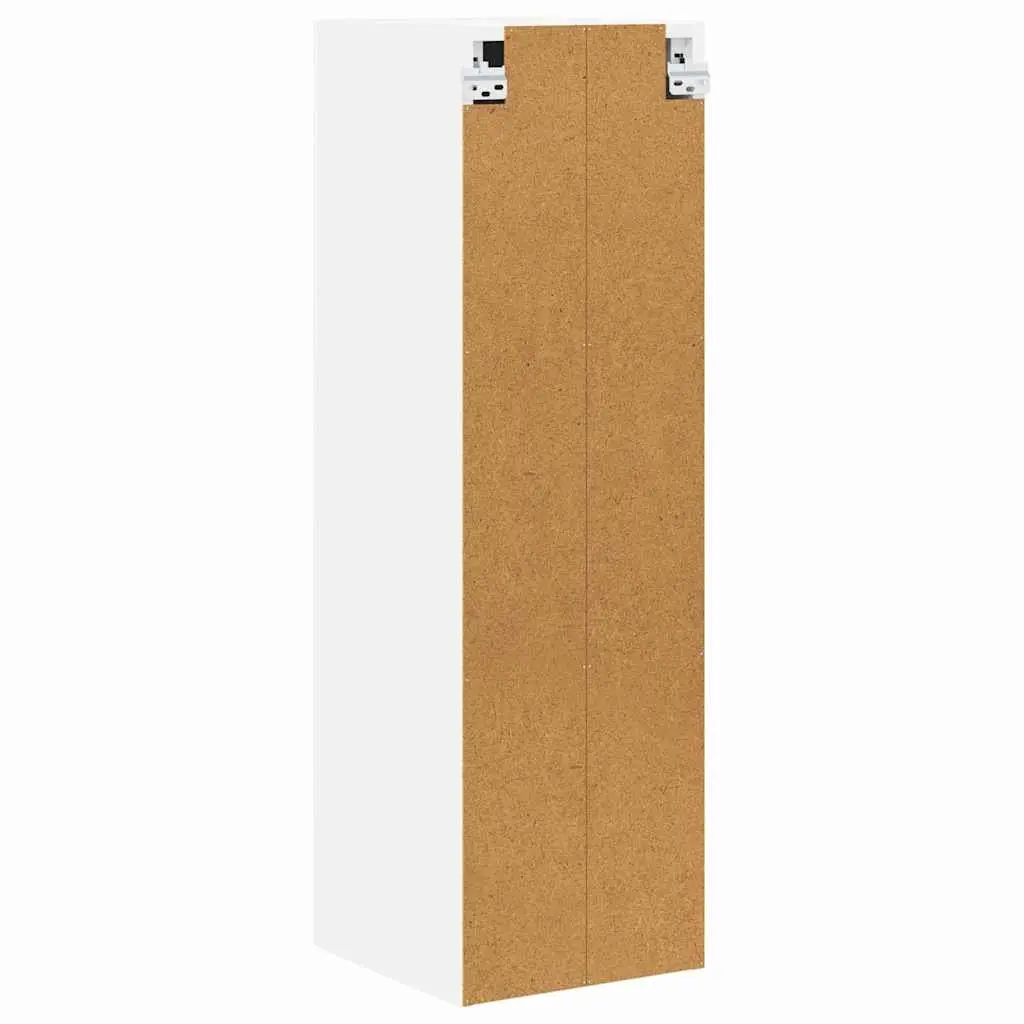 Hanging Kitchen Cabinet White Modern Storage Engineered Wood 30 x 31 x 100 cm