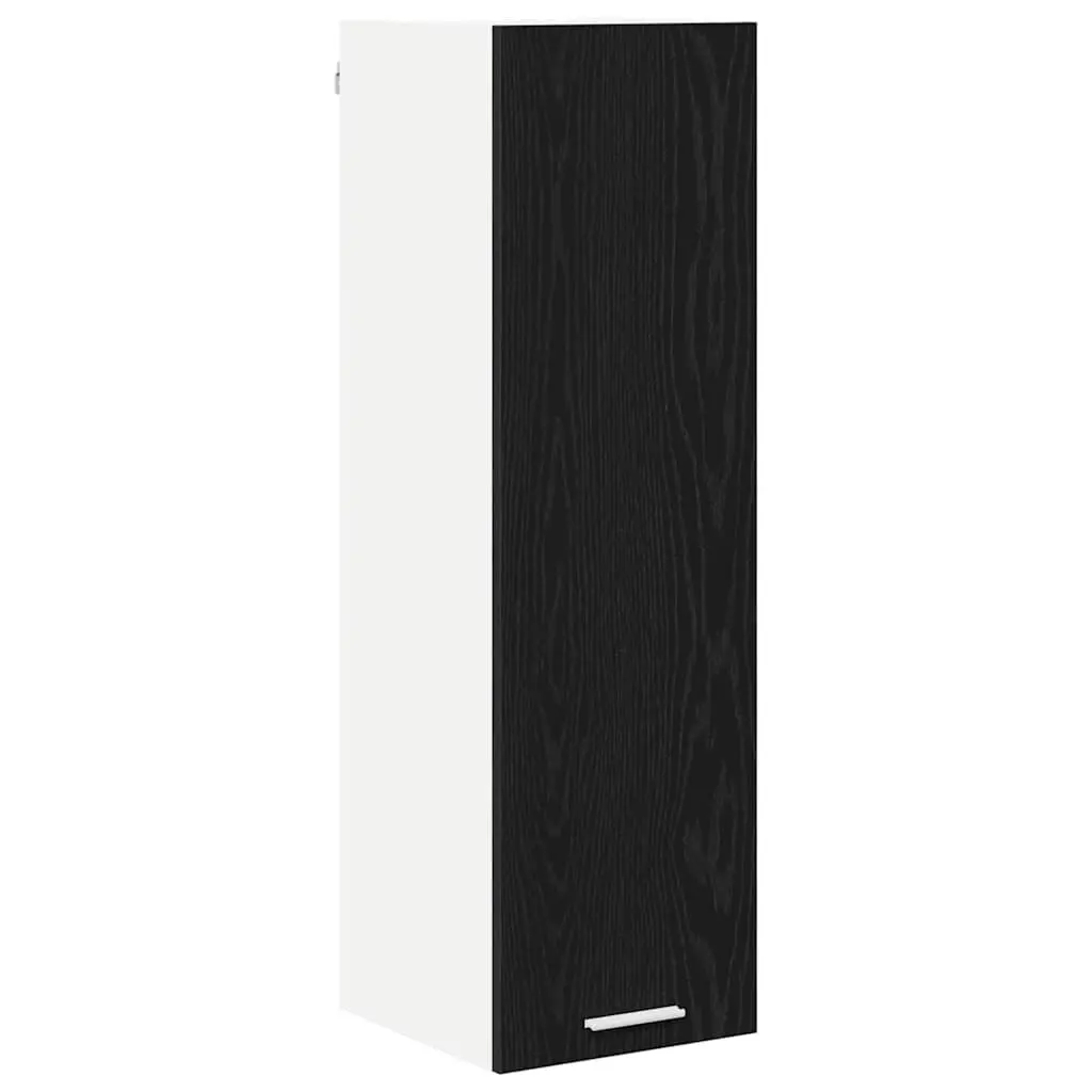 Hanging Kitchen Cabinet Storage Unit 30 x 31 x 100 cm Black Oak