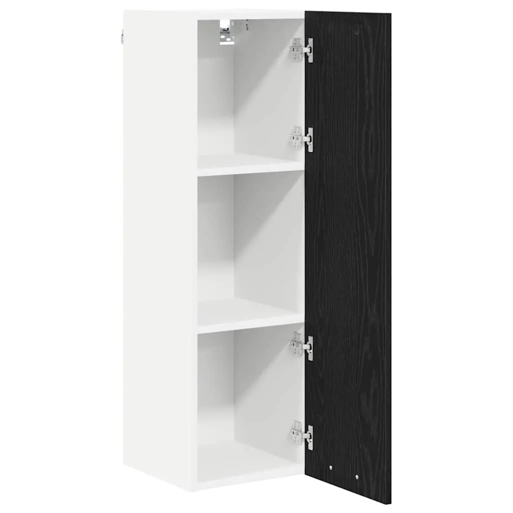 Hanging Kitchen Cabinet Storage Unit 30 x 31 x 100 cm Black Oak
