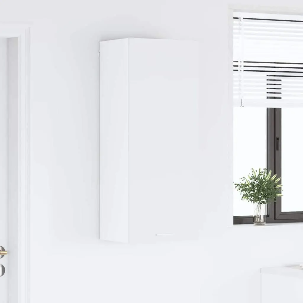 White Hanging Kitchen Cabinet with Ample Storage