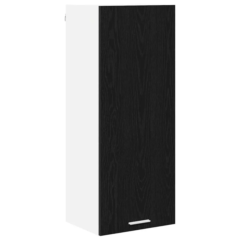 Hanging Kitchen Cabinet Storage 40 x 31 x 100 cm Black Oak Engineered Wood
