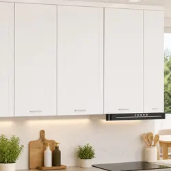 Reliable White Hanging Kitchen Cabinet with Ample Space