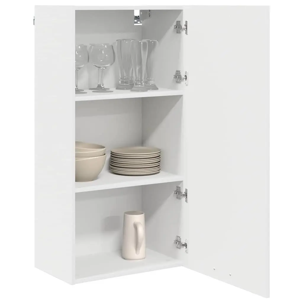 Hanging Kitchen Cabinet Modern Storage 50x31x100cm White Engineered Wood