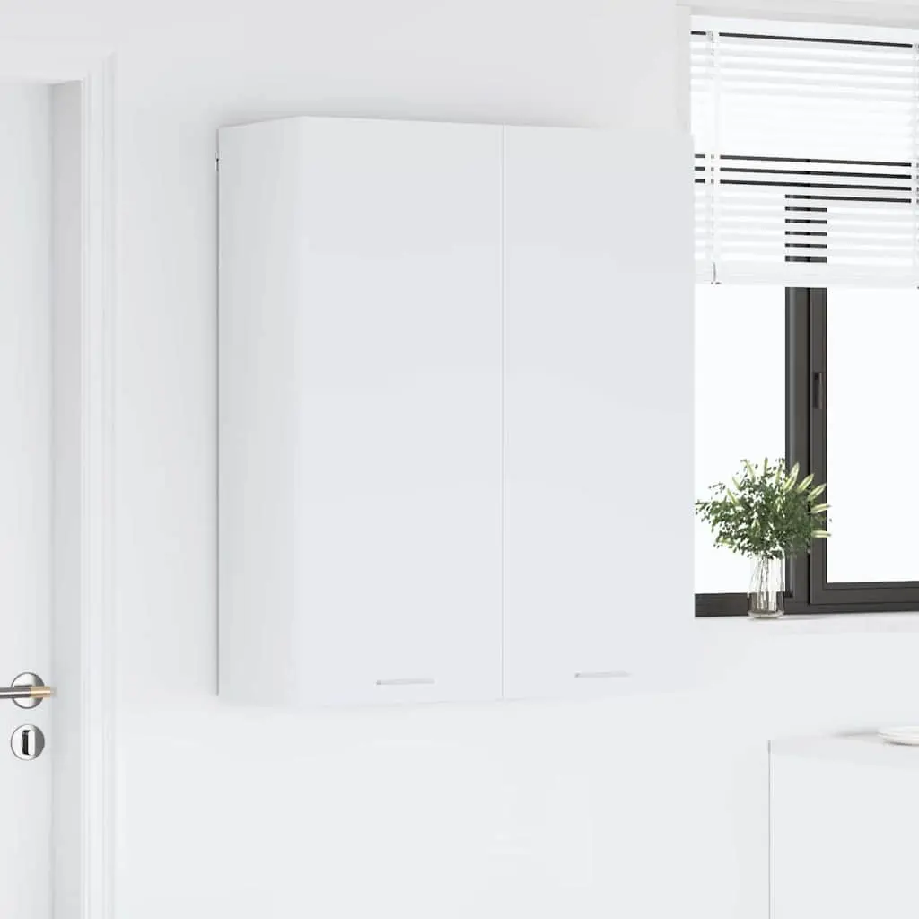 Hanging Kitchen Cabinet Organised Storage 80x31x100cm White