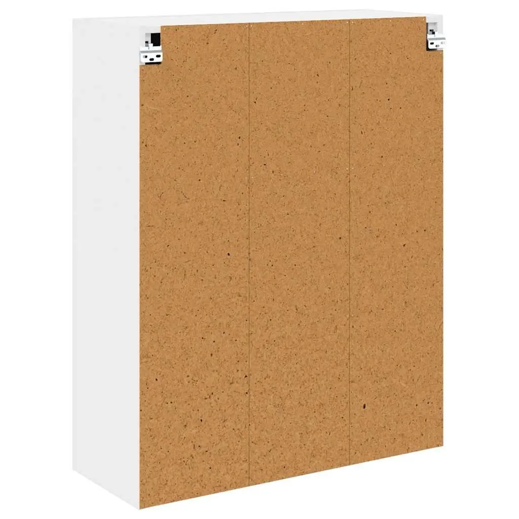 Hanging Kitchen Cabinet Organised Storage 80x31x100cm White
