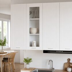 Quality White Hanging Kitchen Cabinet for Practical Living