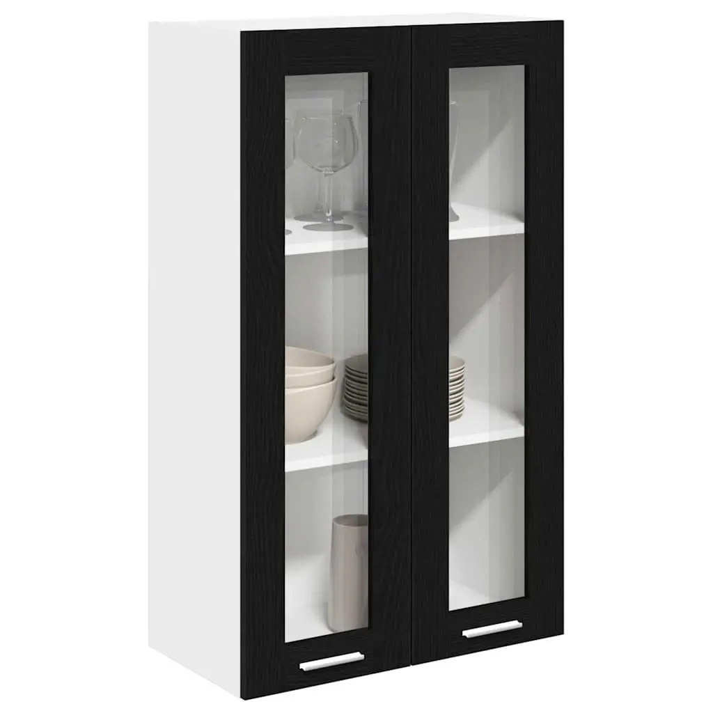 Hanging Kitchen Cabinet Storage 60x31x100cm Black Oak