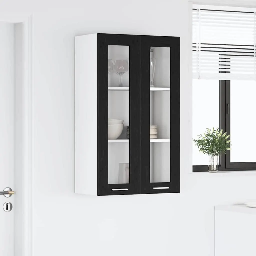 Hanging Kitchen Cabinet Storage 60x31x100cm Black Oak
