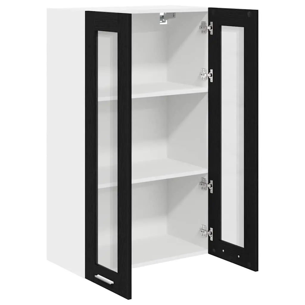 Hanging Kitchen Cabinet Storage 60x31x100cm Black Oak