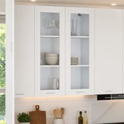Value-Driven White Kitchen Cabinet with Modern Design
