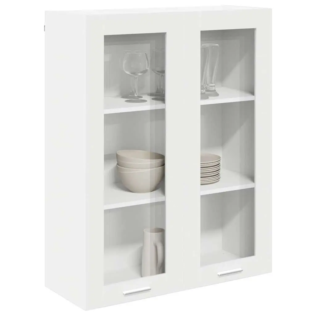 Hanging Kitchen Cabinet Storage 80 x 31 x 100 cm White Engineered Wood