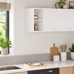 Practical White Kitchen Storage Cabinet for Everyday Use
