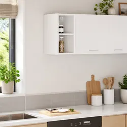 Practical White Kitchen Storage Cabinet for Everyday Use