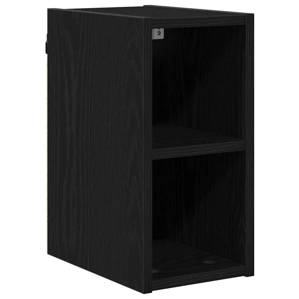 Black Oak Kitchen Cabinet with Ample Storage
