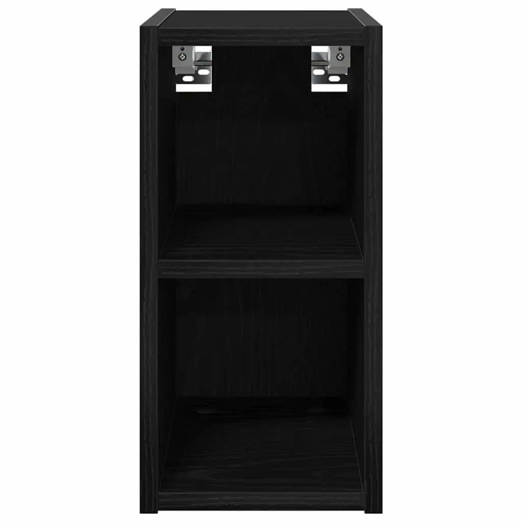 Black Oak Kitchen Cabinet with Ample Storage