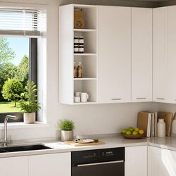 Reliable White Kitchen Cabinet for Everyday Use