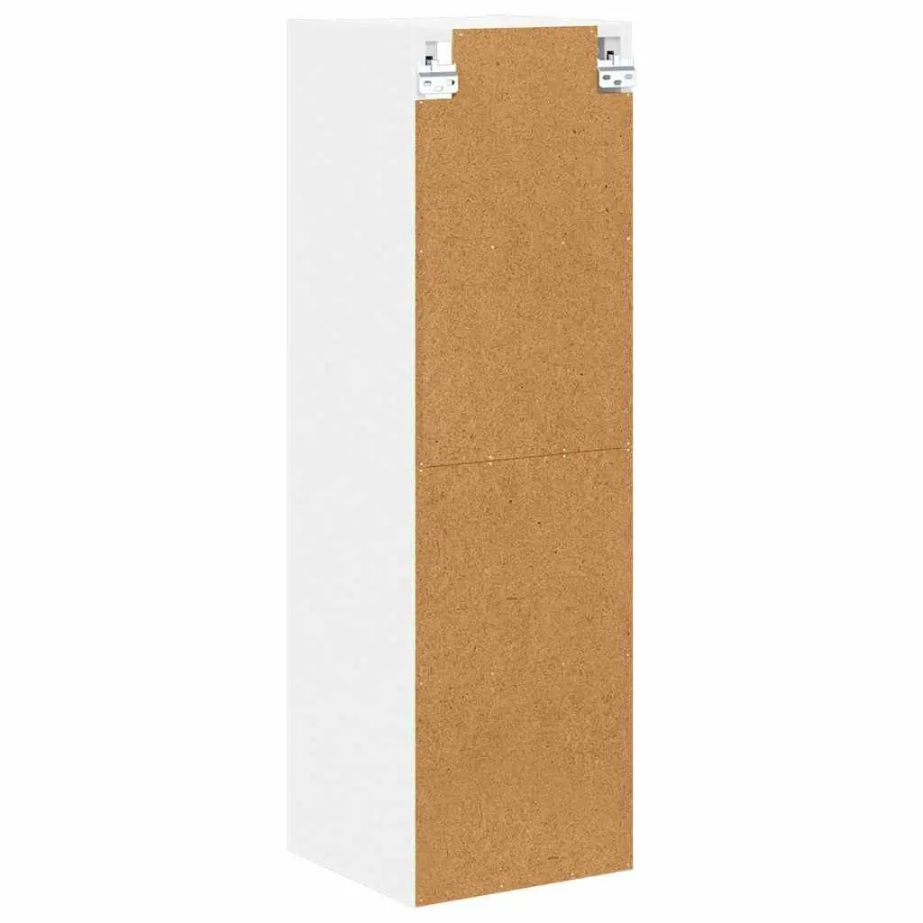 Hanging Kitchen Cabinet White Storage Cupboard Modern Engineered Wood 30 x 29.5