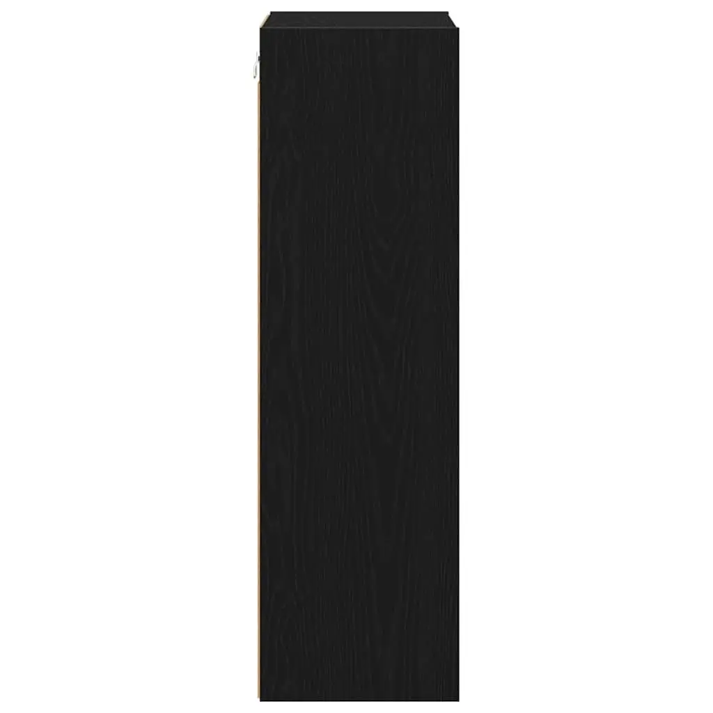 Hanging Kitchen Cabinet Modern Storage Cupboard 40 x 29.5 x 100 cm Black Oak