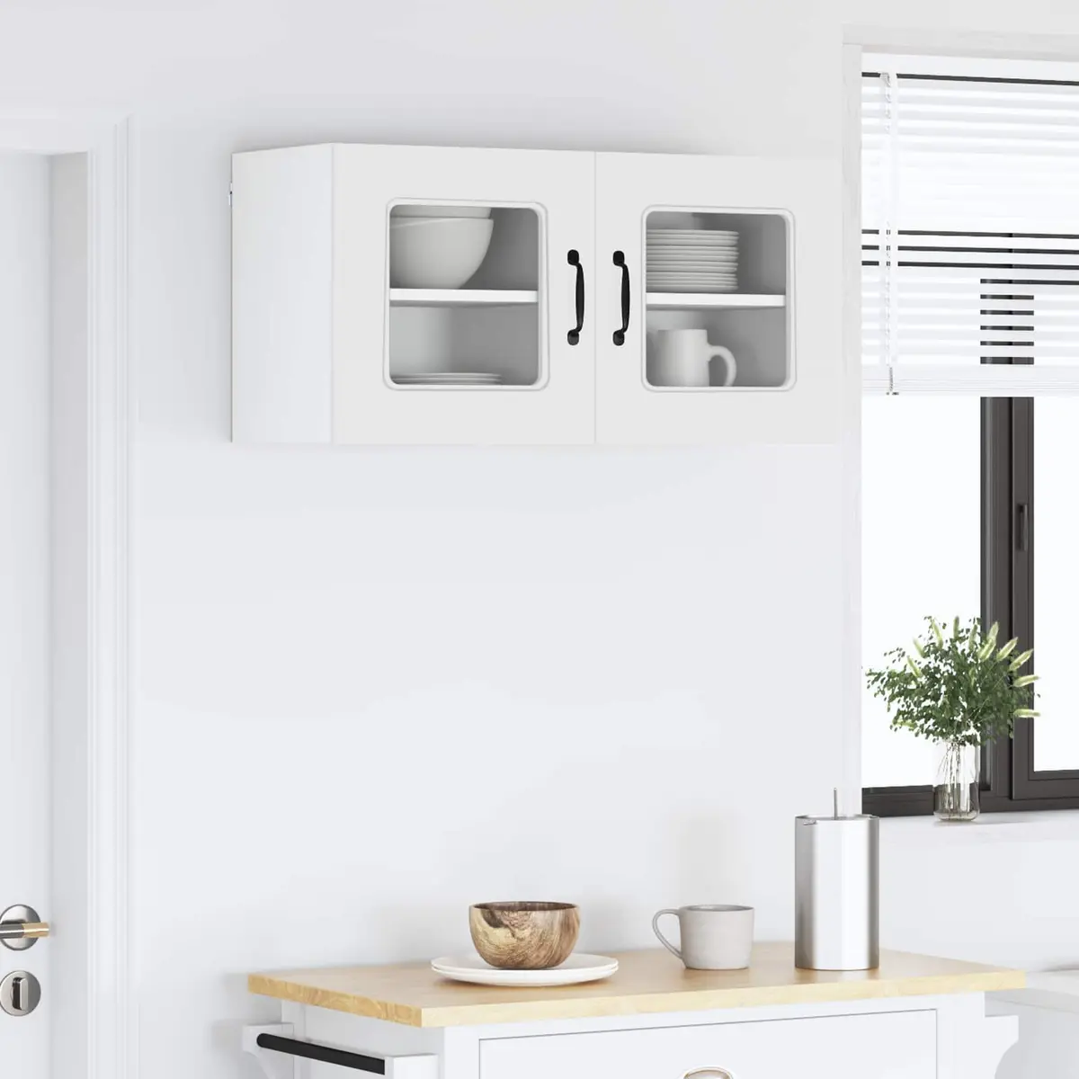 Dishwasher Panel Kitchen Cabinet Storage Engineered Wood 40 x 31 x 40 cm White
